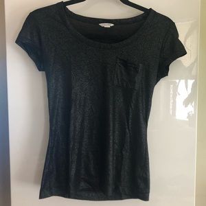 Calvin Klein Sparkling Black Pocket Shirt